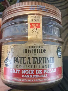 Pâte à tartiner lait noix de pécan caramélisée