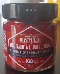 Moutarde à l'huile d'olive