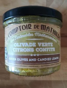 Oliva de verte citrons confits
