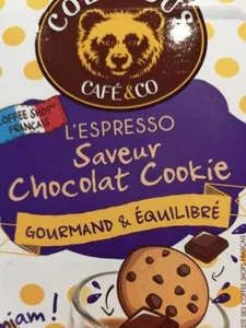 L'espresso Saveur Chocolat Cookie Colombus Café & Co 53 G