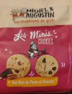 Les mini cookies aux noix de pécan et chocolat