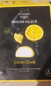 Mochi glacé citron givré