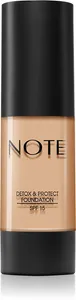 Note Cosmetique Detox & Protect flytande foundation med matt finish SPF 15 färg 03 Medium Beige 30 ml