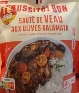 Sauté de veau aux olives kalamata