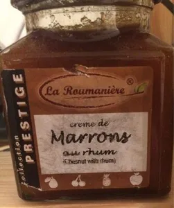 Creme de marrons au rhum