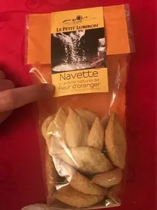 Navette a l'arome naturel de fleur d'oranger
