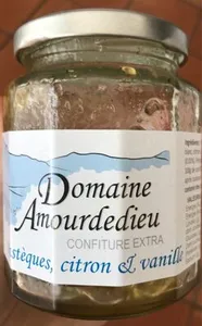 Confiture de gingérine, citron et vanille