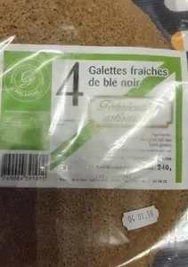 4 Galettes de ble noir fraiches LES CREPES DE MALANSAC