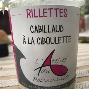 Rillettes cabillaud a la ciboulette