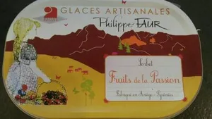 Glaces artisanales - Sorbet fruits de la passion