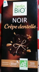 Chocolat Noir Crêpe dentelle