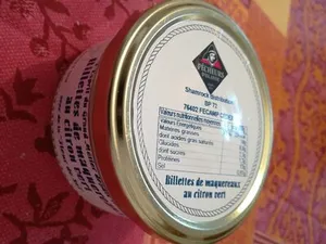 Rillettes de maquereaux au citron vert