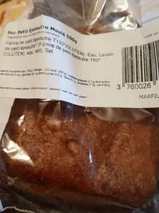 Pain Pur petit épeautre moulé