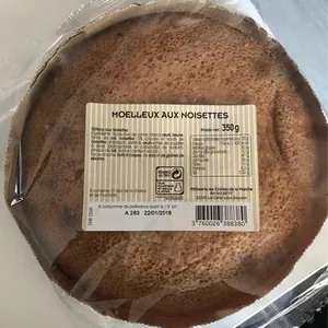 Moelleux aux noisettes