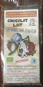 Chocolat lait noix de coco
