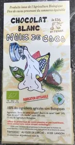 Chocolat blanc noix de coco