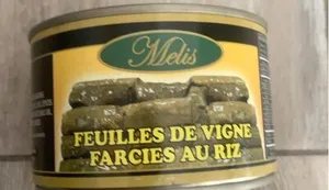 Feuilles de vigne farcies au riz