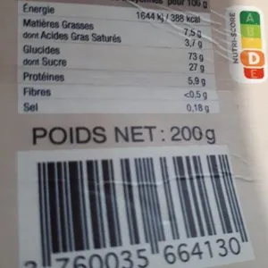 Navettes fleur d'oranger