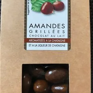 Amandes grillées - Chocolat au lait