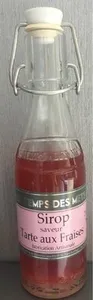 Sirop Aromatisé Tarte Aux Fraises - 20 CL - Le Temps Des Mets