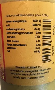 preparation vinaigrette