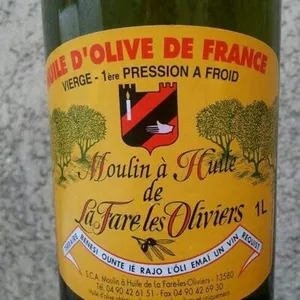 Huile d'olive de France vierge