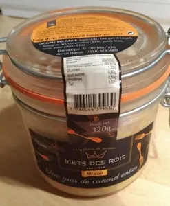 Foie gras de canard entier
