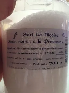 Olives noires à la provençale