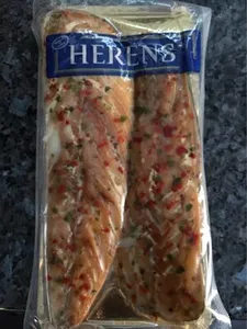 Filets de maquereau fumé au poivron