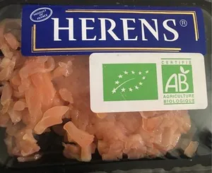 Lardons de saumon fumé biologiques