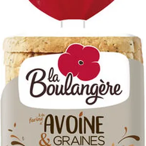 Pain de mie grandes tranches Avoine & Graines 500g