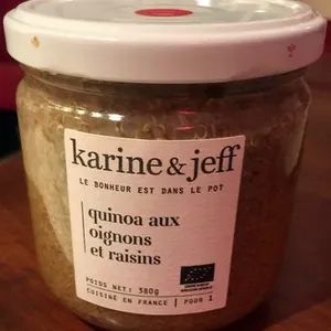 Quinoa aux oignons et raisins
