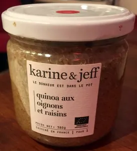 Quinoa aux oignons et raisins