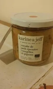 Cocotte de petit épeautre courgettes et pignon