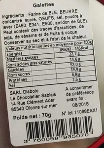 Le biscuitier sablais