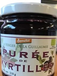 Puree de myrtilles
