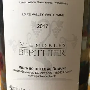 Vigneton Berthier vin blanc