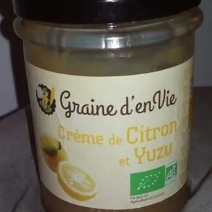Crème de citron et Yuzu