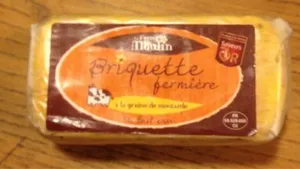 Briquette fermière à la graine de moutarde