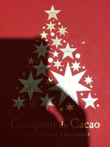 Coffret carton sapin de noël