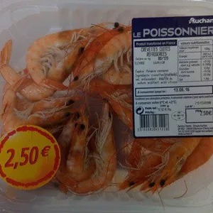 Crevettes cuites réfrigérées