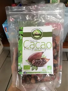 Fèves de Cacao entières crues et non torréfiées