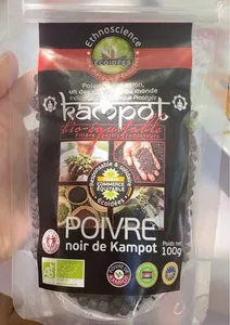 Poivre noir de Kampot BIO& EQUITABLE - sachet