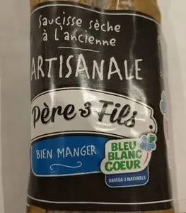 Saucisse sèche à l'ancienne artisanale