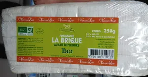 Fromage la Brique au lait du Vercors bio (25 % MG)
