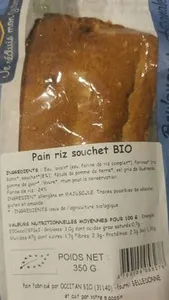 Pain riz souchet bio