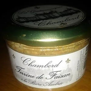 Terrine de Faisan à la bière ambrée