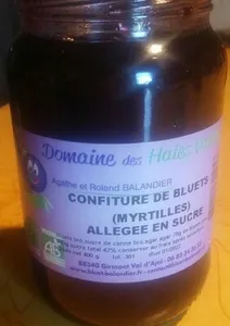 Confiture de Bluet (Myrtilles)