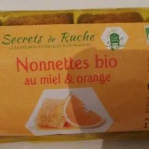 Nonnettes bio miel orange