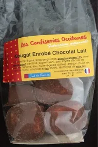 Nougat enrobé chocolat lait
